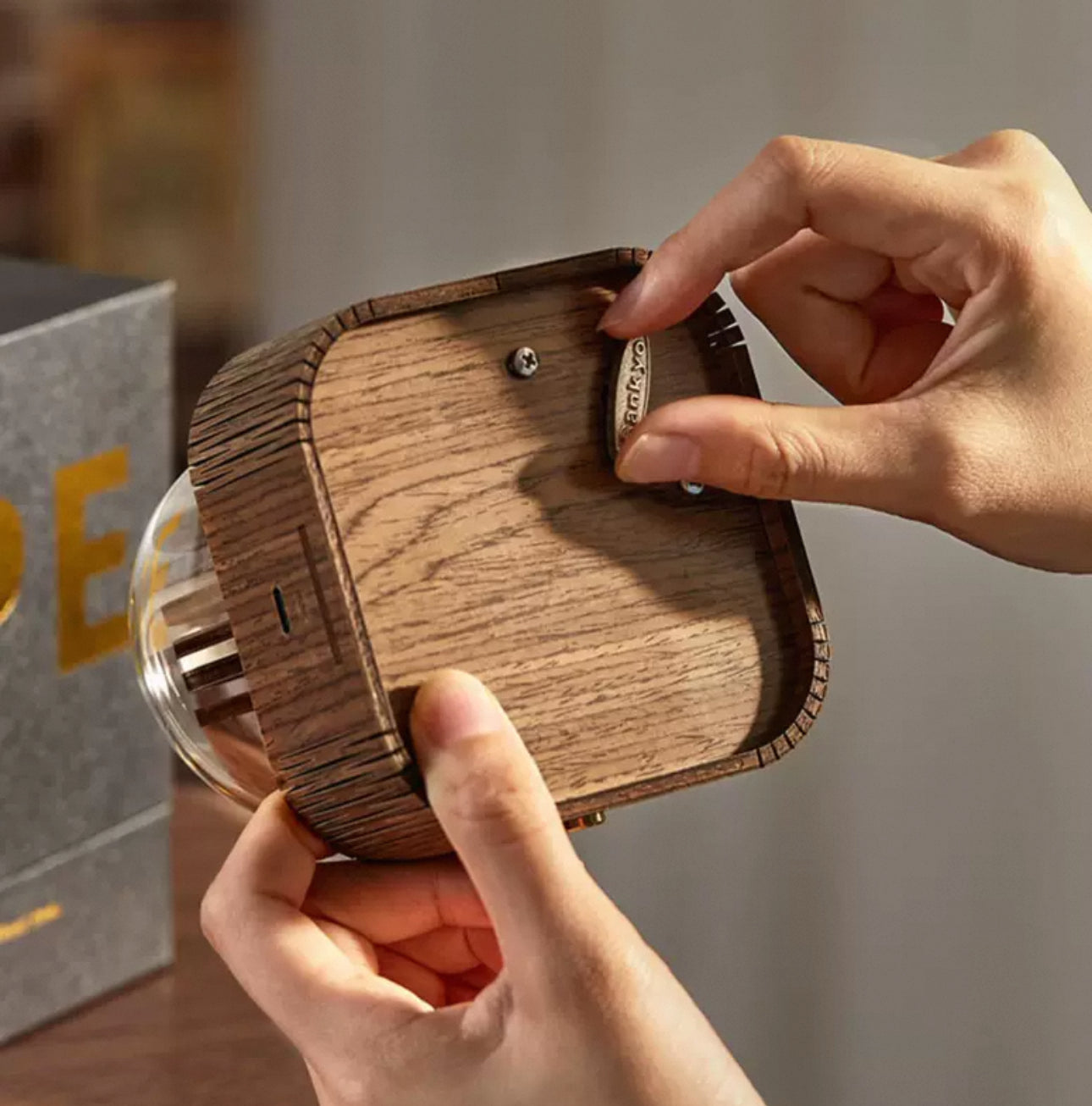 Harry Potter Crystal Ball Music Box Wooden Music Box