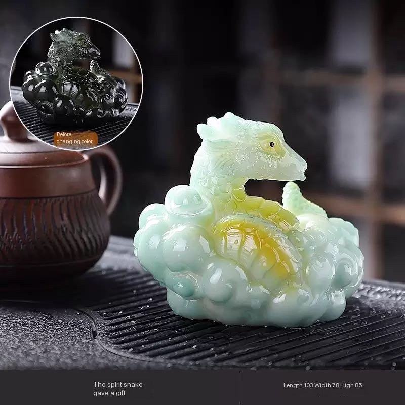 Color-Changing Zodiac Snake Tea Pet Ornament