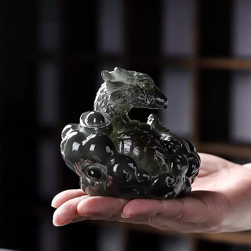 Color-Changing Zodiac Snake Tea Pet Ornament