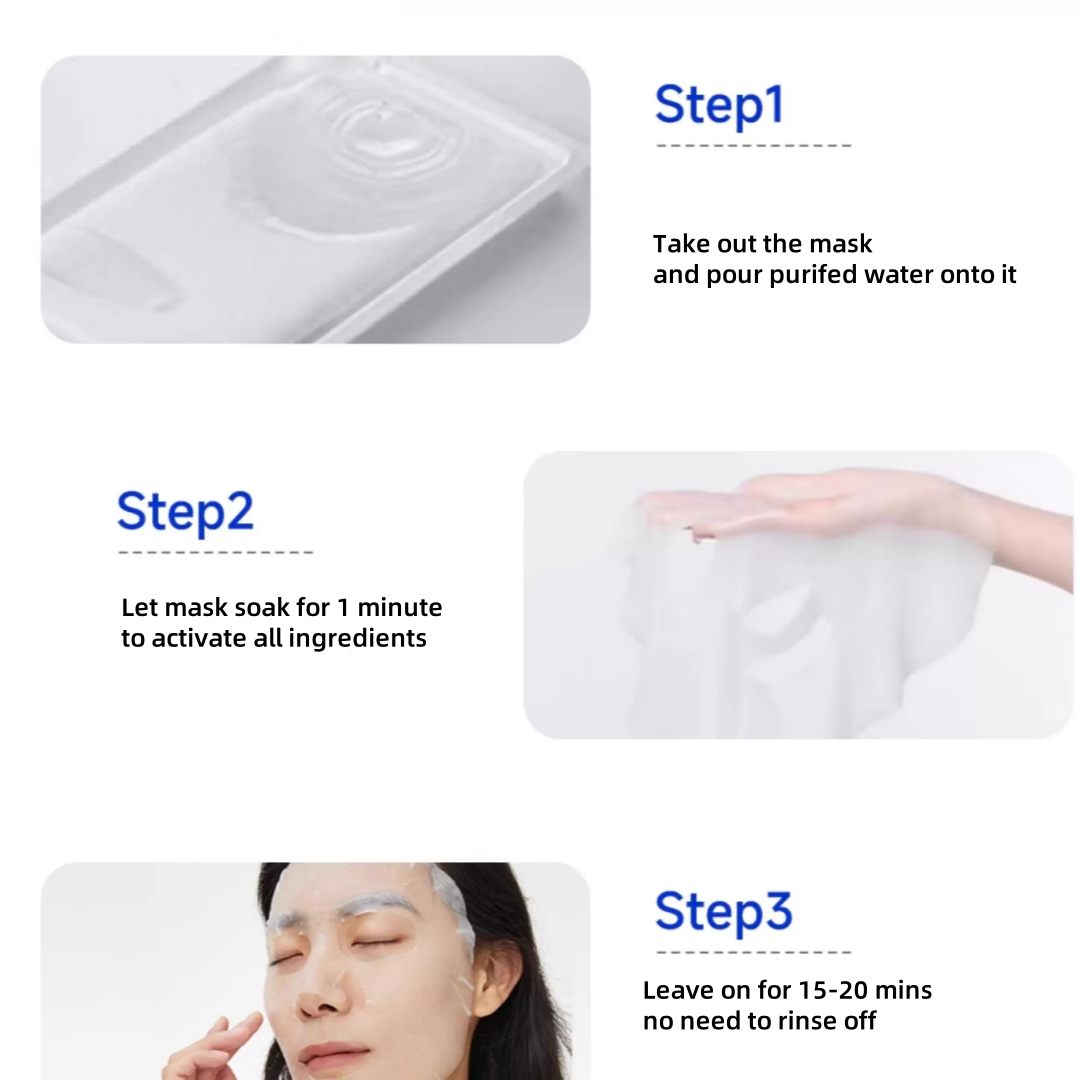 Collagen Vault Freeze-Dried Mask - Recombinant Collagen Hydrating & Firming Sheet Mask for Women