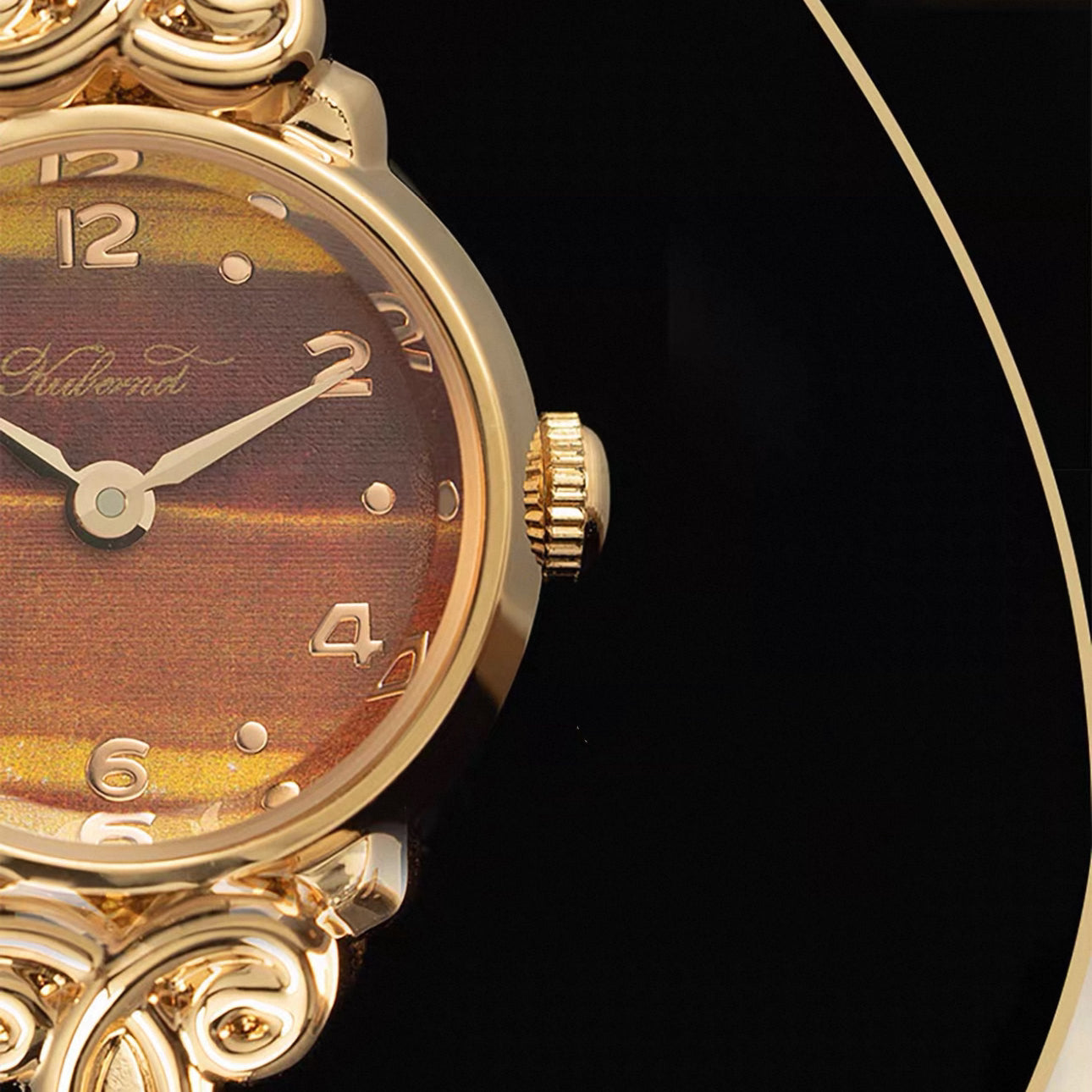 Fortune-Attracting Tiger's Eye Bracelet Watch