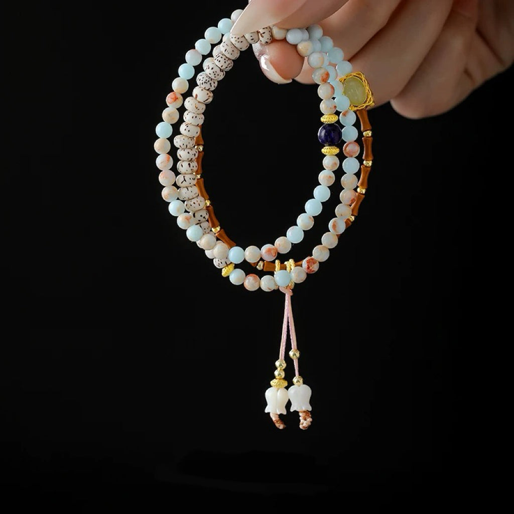 Handmade Multi-Color Beaded Wrap Bracelet