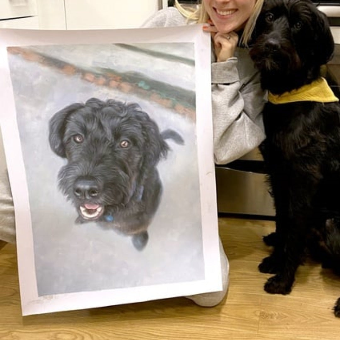 #070 Custom Handmade Portraits Painted From Your Photos