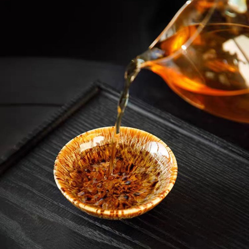 Dunhuang Jian Zhan Tea Cup Personal Exclusive High-End Master Cup Gift set Chinese Style tea bowl Tea Set Gift Box