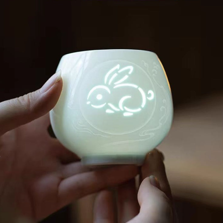 Twelve Zodiac Linglong Master Cups 135ml High End Master Cup Ceramic Tea Bowl Personalized For Women Exquisite