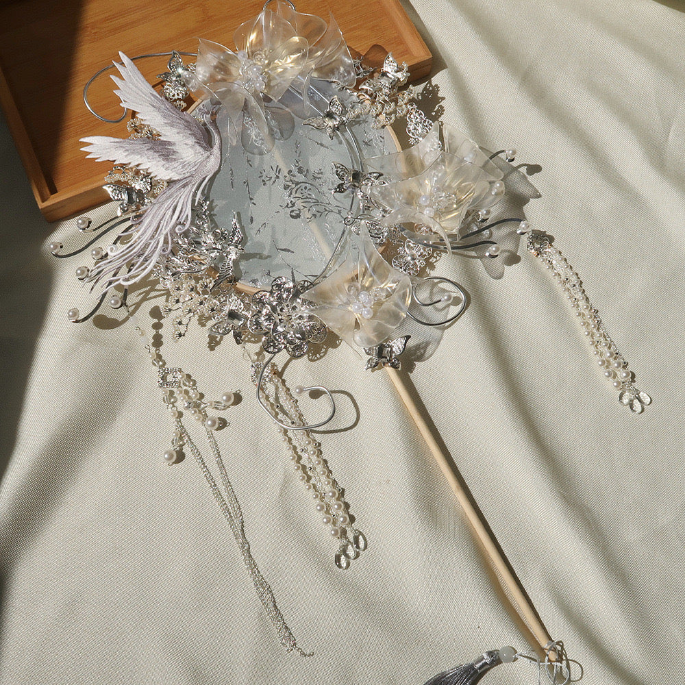 #359 Handmade Tassel Fan-Phoenix
