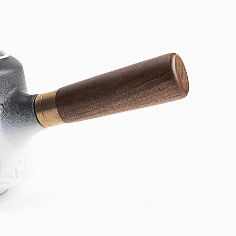 Premium White Sand Glaze Automatic Chinese Gongfu Tea Set