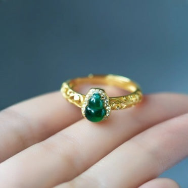 Natural Jadeite High-Ice Pure Ring