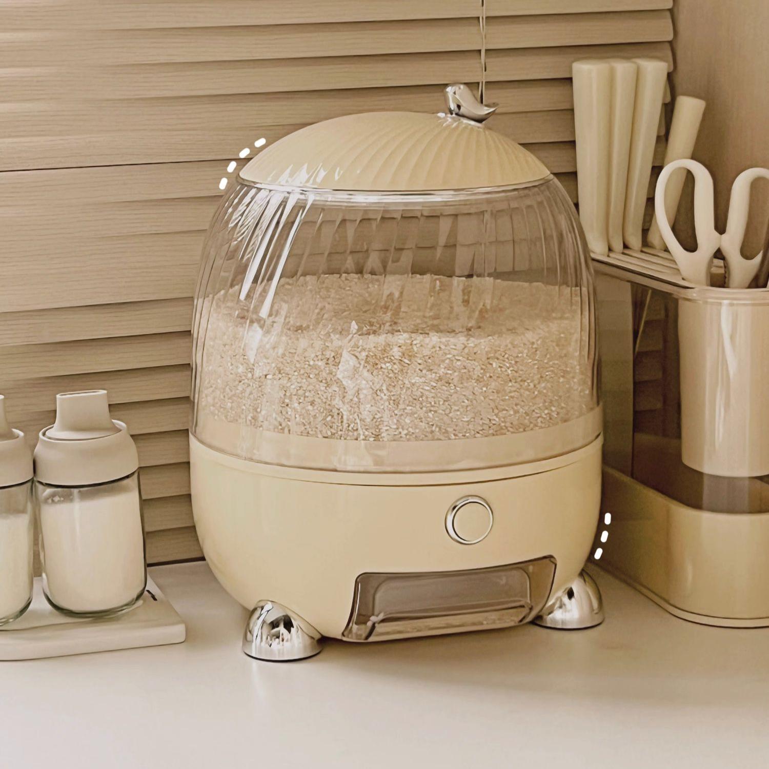 Large Capacity Rice Storage Bucket for Available 12lb Rice