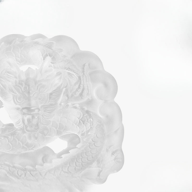 Elegance And Cultural Significance Chenlong Embossed Glass Paper Incense Holder Ornament