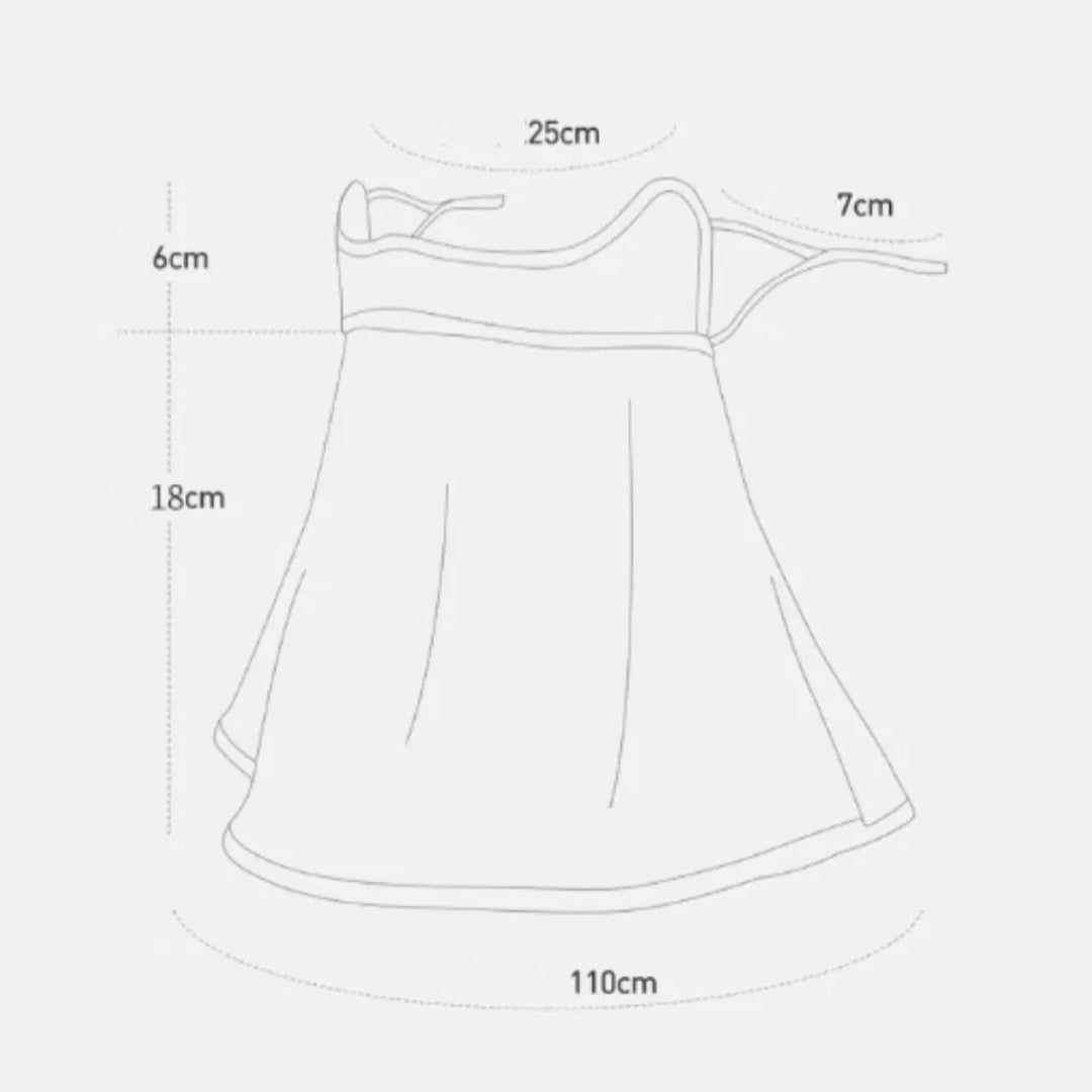 #C4 Ice Silk Sunscreen Mask