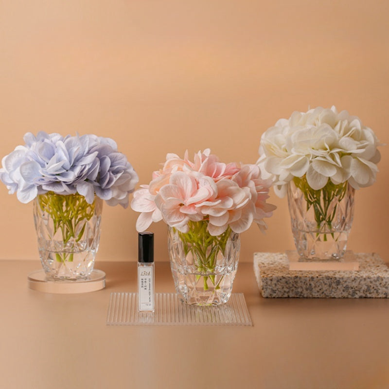 High Aesthetic Realistic Hydrangea Aromatherapy Diffuser Elegant Home Fragrance Decor