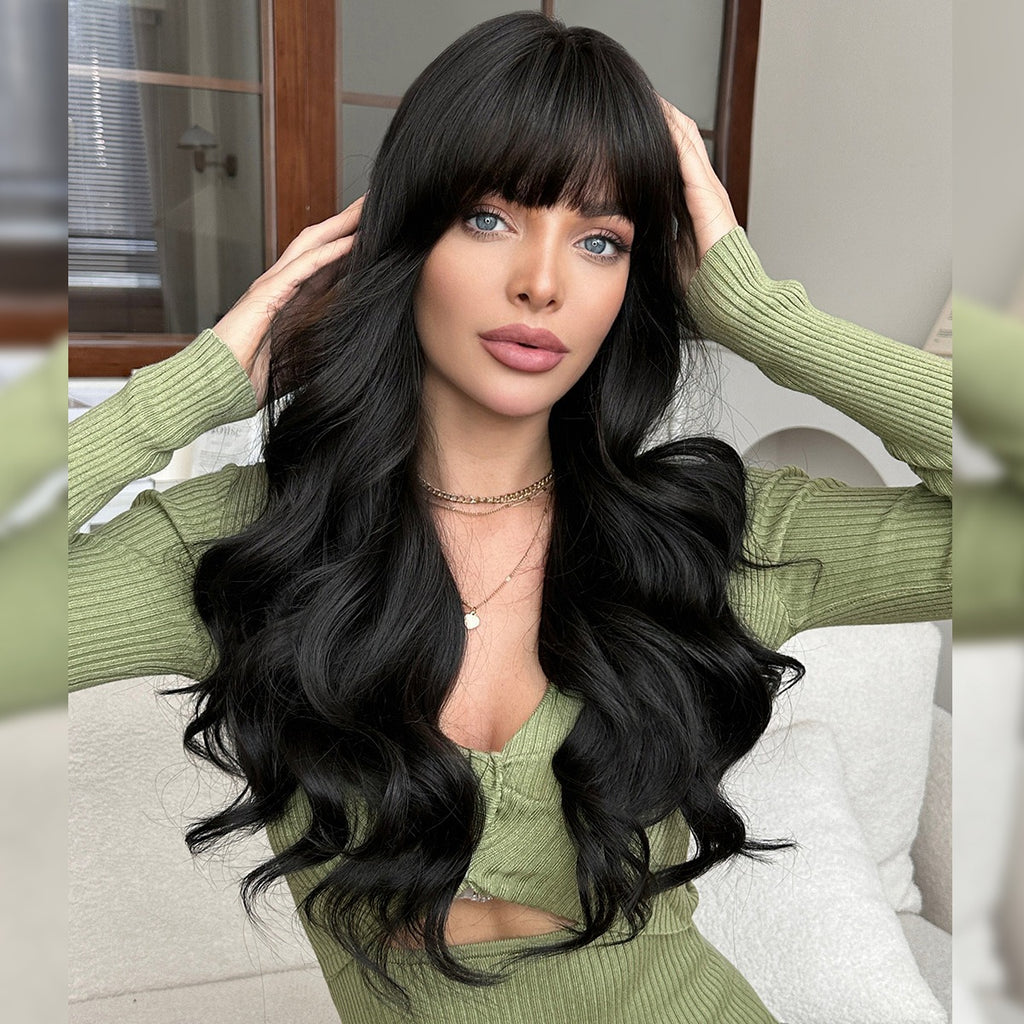 Luxurious Natural Look  Comfortable Fit Long Wigs