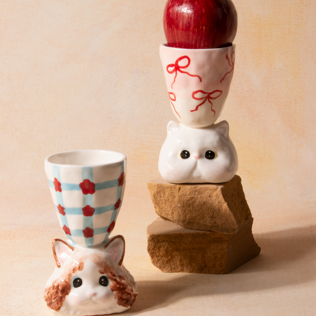 Limited Edition Handmade Cute Dog Ceramic Cup