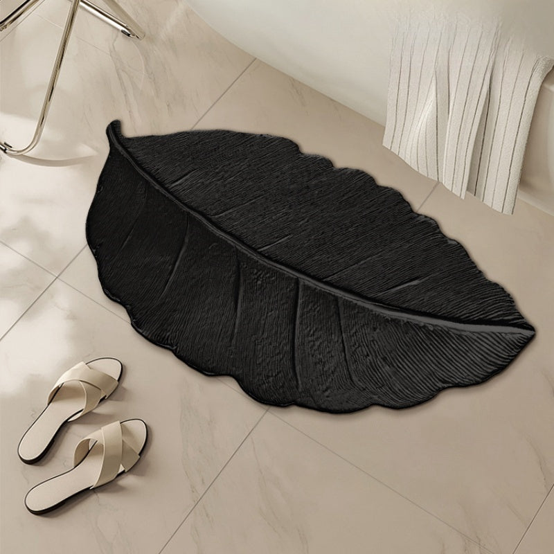 Vintage  Leaf Algae Mud Bathroom Absorbent Mat
