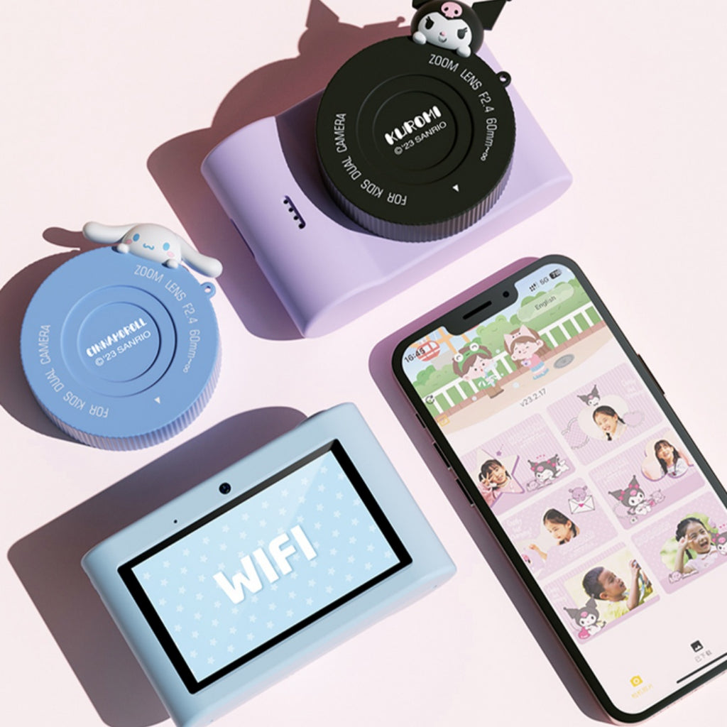 Kids Camera Toy - Kuromi-Themed Digital Camera Instant Print Camera for Children