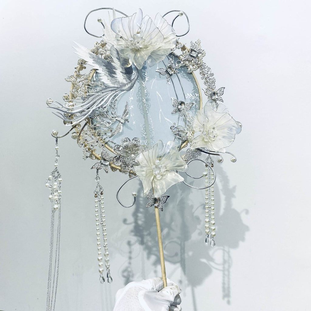 #359 Handmade Tassel Fan-Phoenix