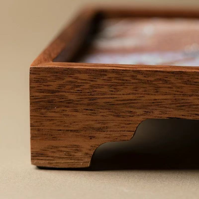 Japanese Style Black Walnut Dry Tea Tray