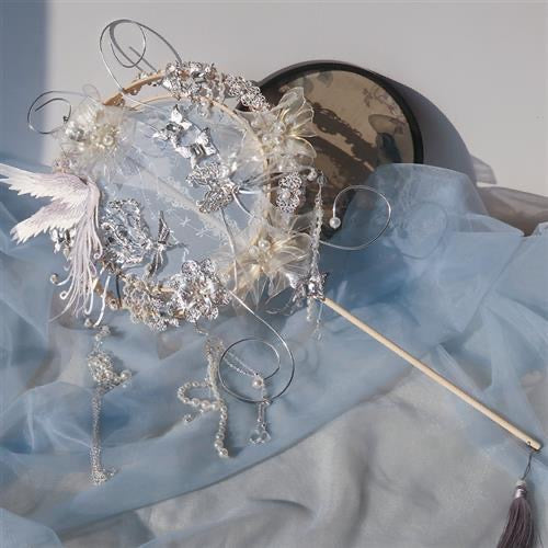 #359 Handmade Tassel Fan-Phoenix