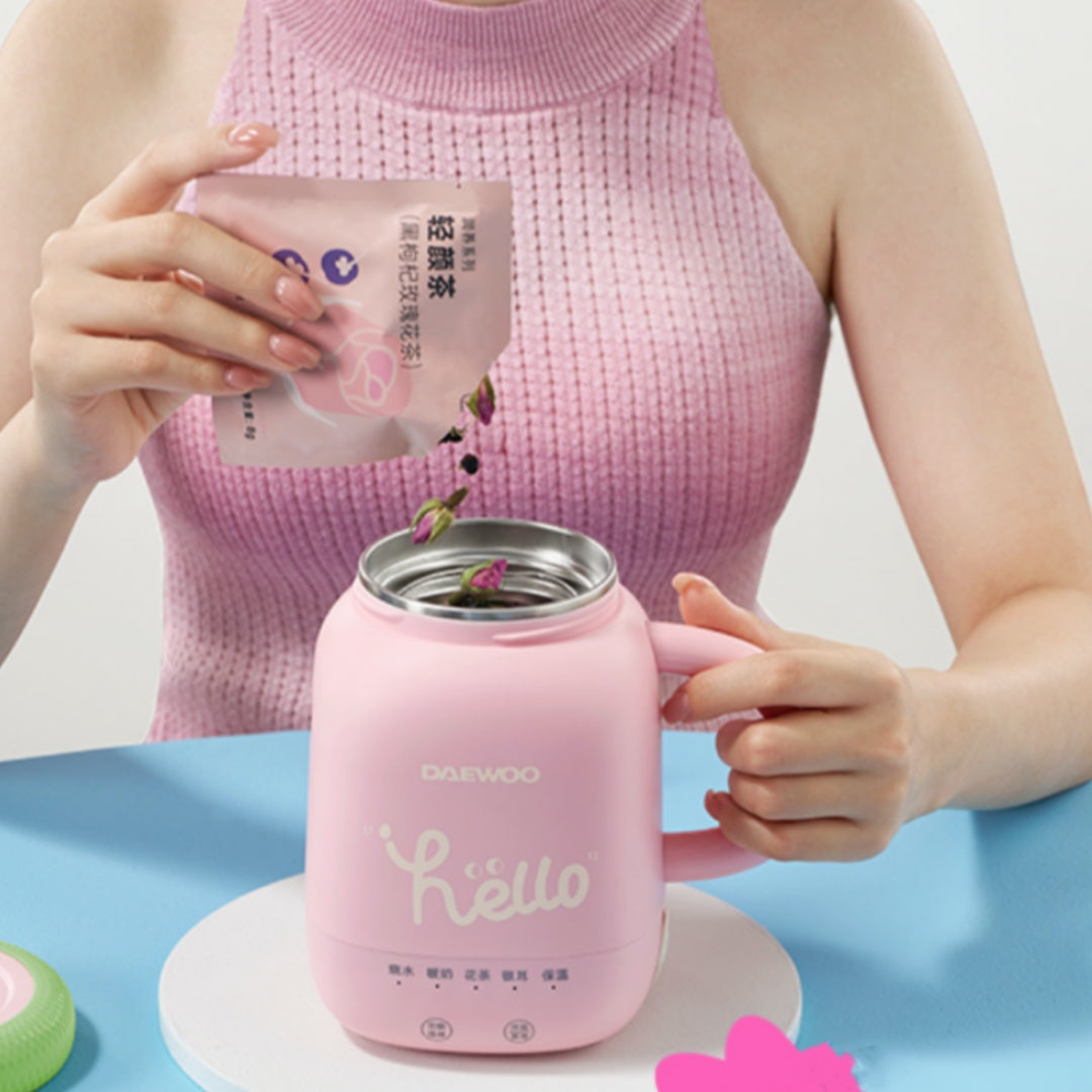 1L Compact Multifunctional Health Pot for Office and Home Use