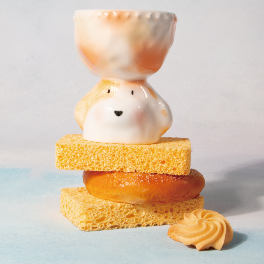 Limited Edition Handmade Cute Dog Ceramic Cup