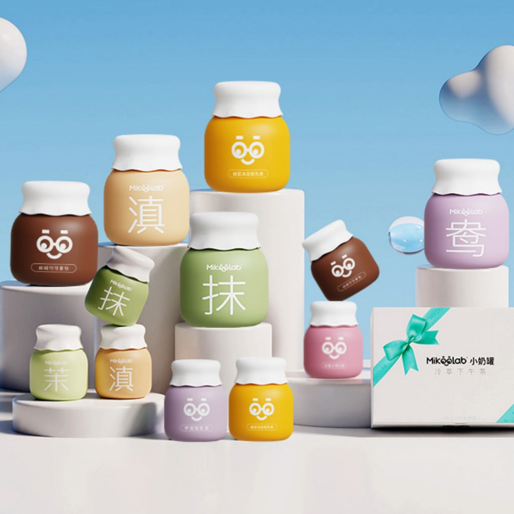 Freeze-Dried Milk Tea Collection - Premium Cold Brew Series (Osmanthus Oolong/Matcha/Latte Instant Brewing Powder)