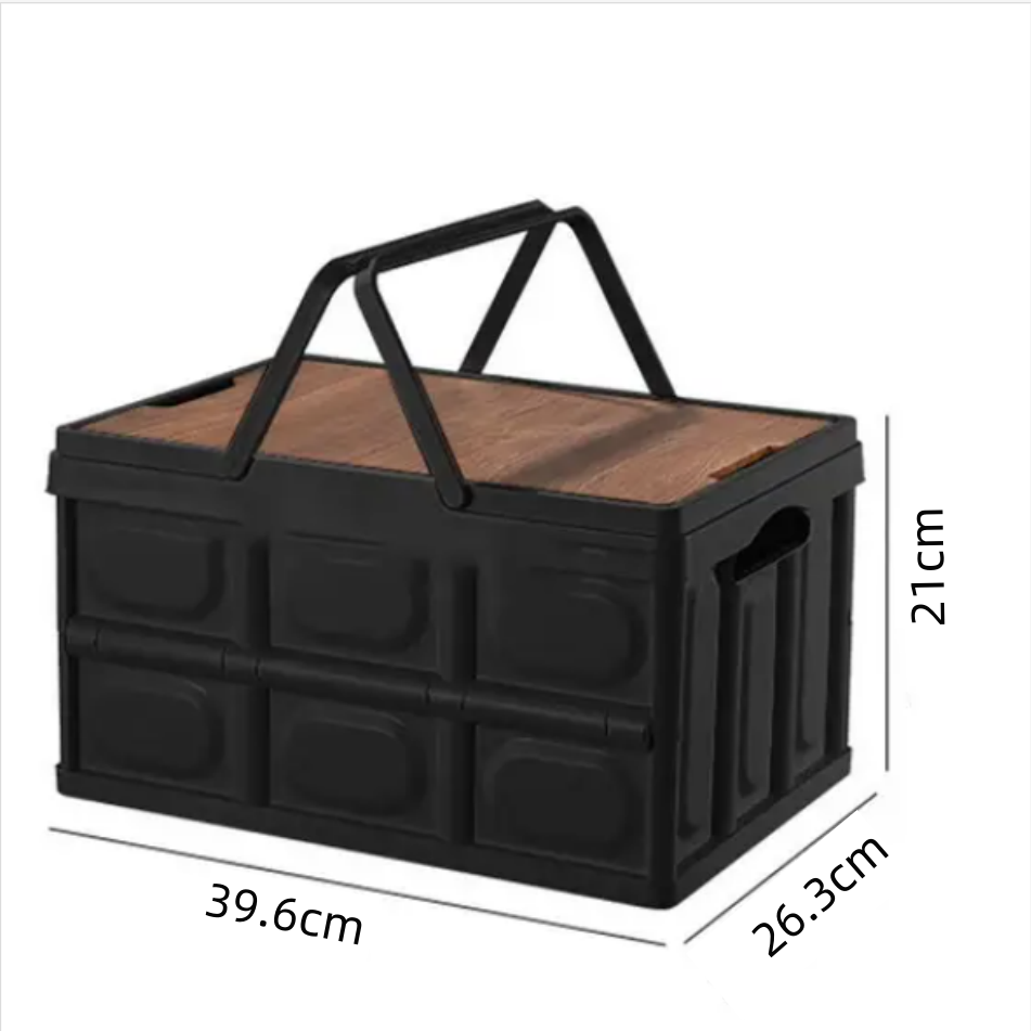 #144 Camping Foldable Storage Box with Handle
