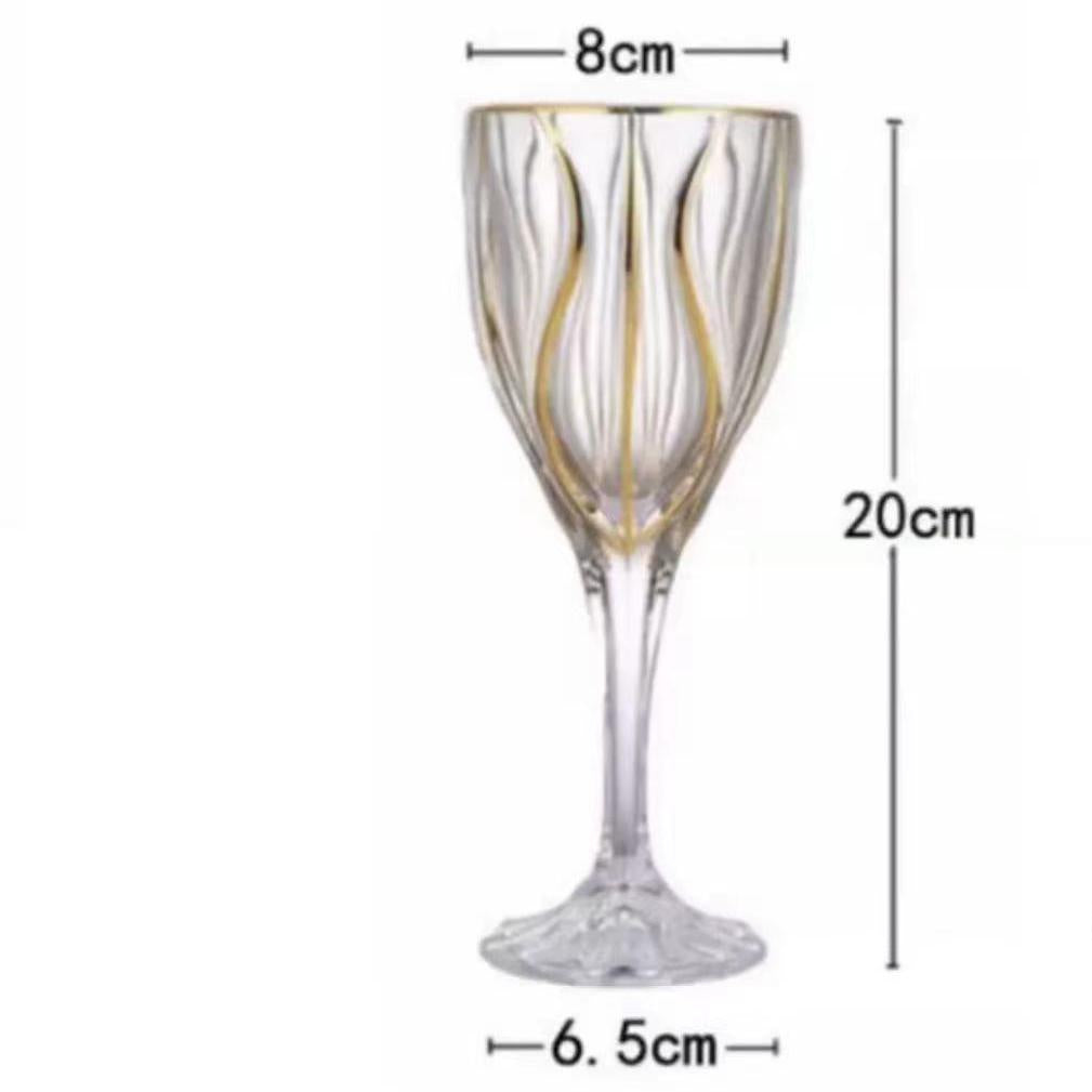 #343 Elegant Crystal Glass-Round