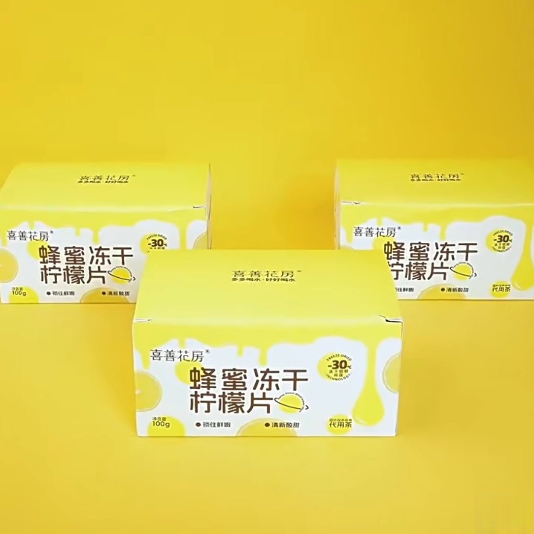 Freeze-Dried Honey Lemon Slices