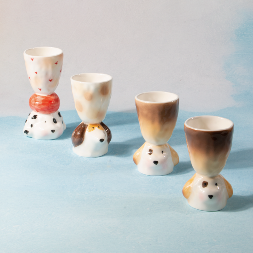 Limited Edition Handmade Cute Dog Ceramic Cup