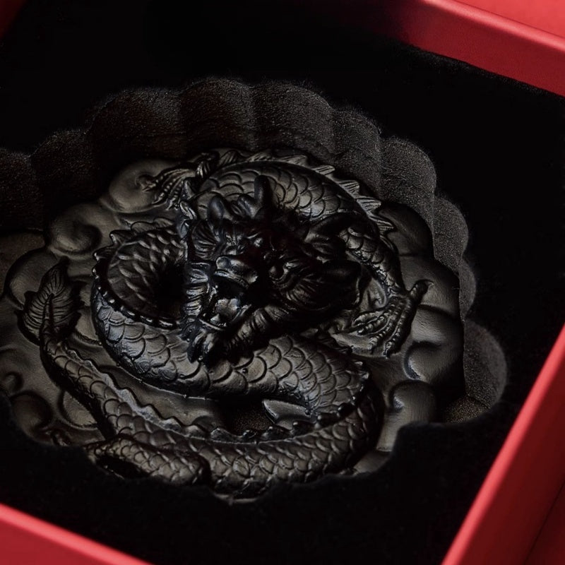 Elegance And Cultural Significance Chenlong Embossed Glass Paper Incense Holder Ornament