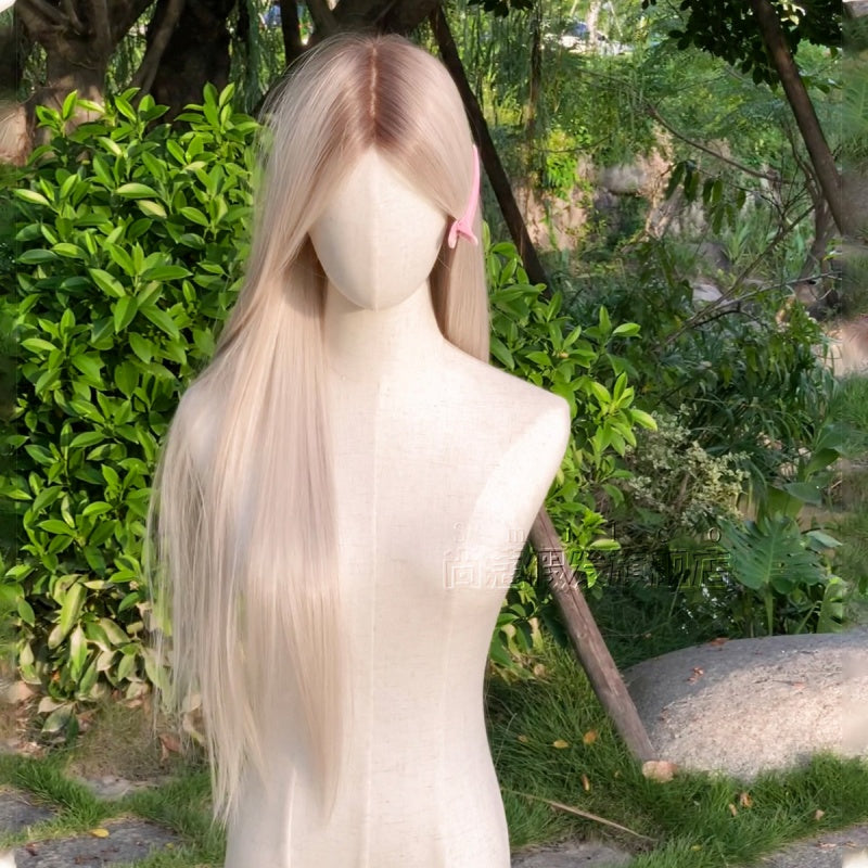 Stunning Ombre Golden Long Straight Lace Front Wig