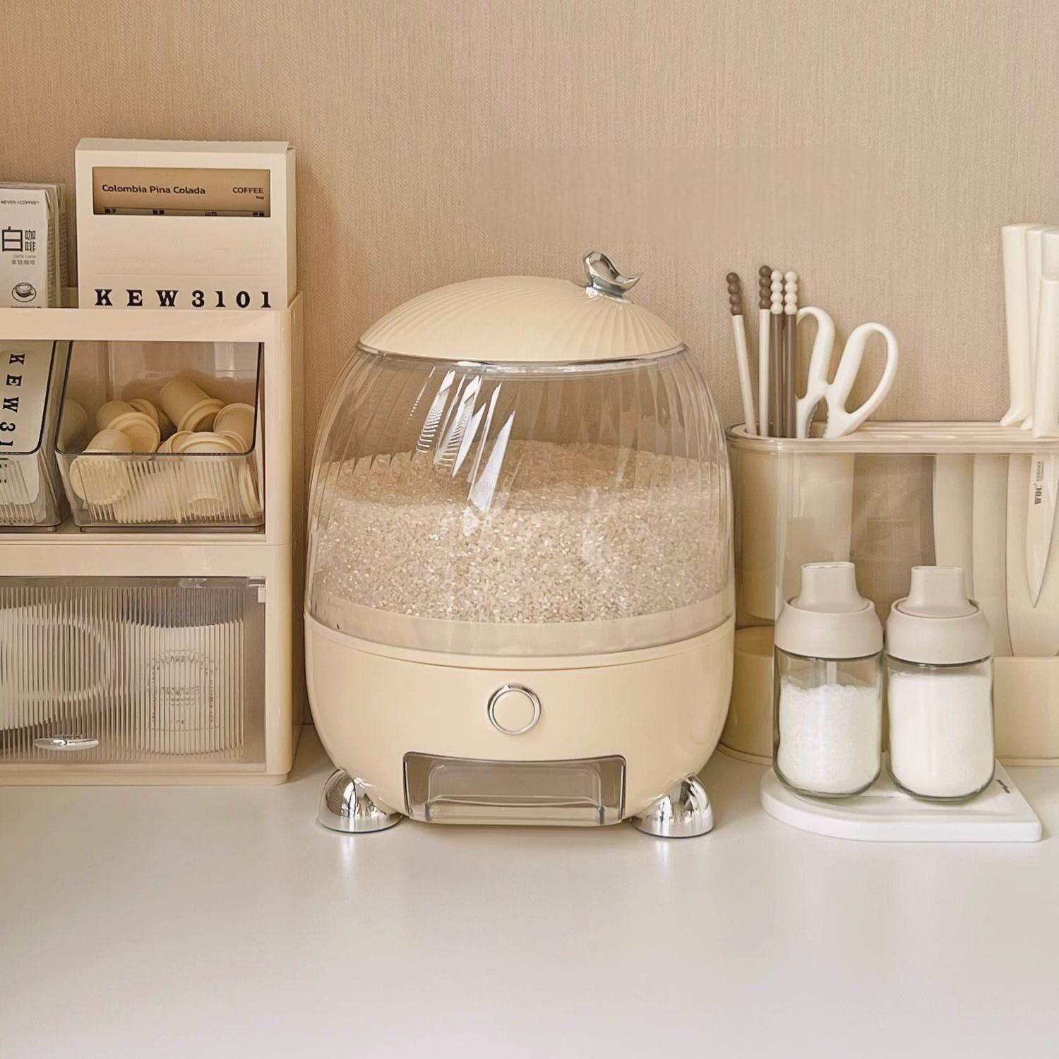 Large Capacity Rice Storage Bucket for Available 12lb Rice