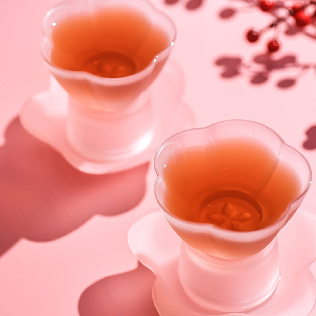 Peach Blossom Tea Set Gift Box – Classical Chinese Style Home Tea Set