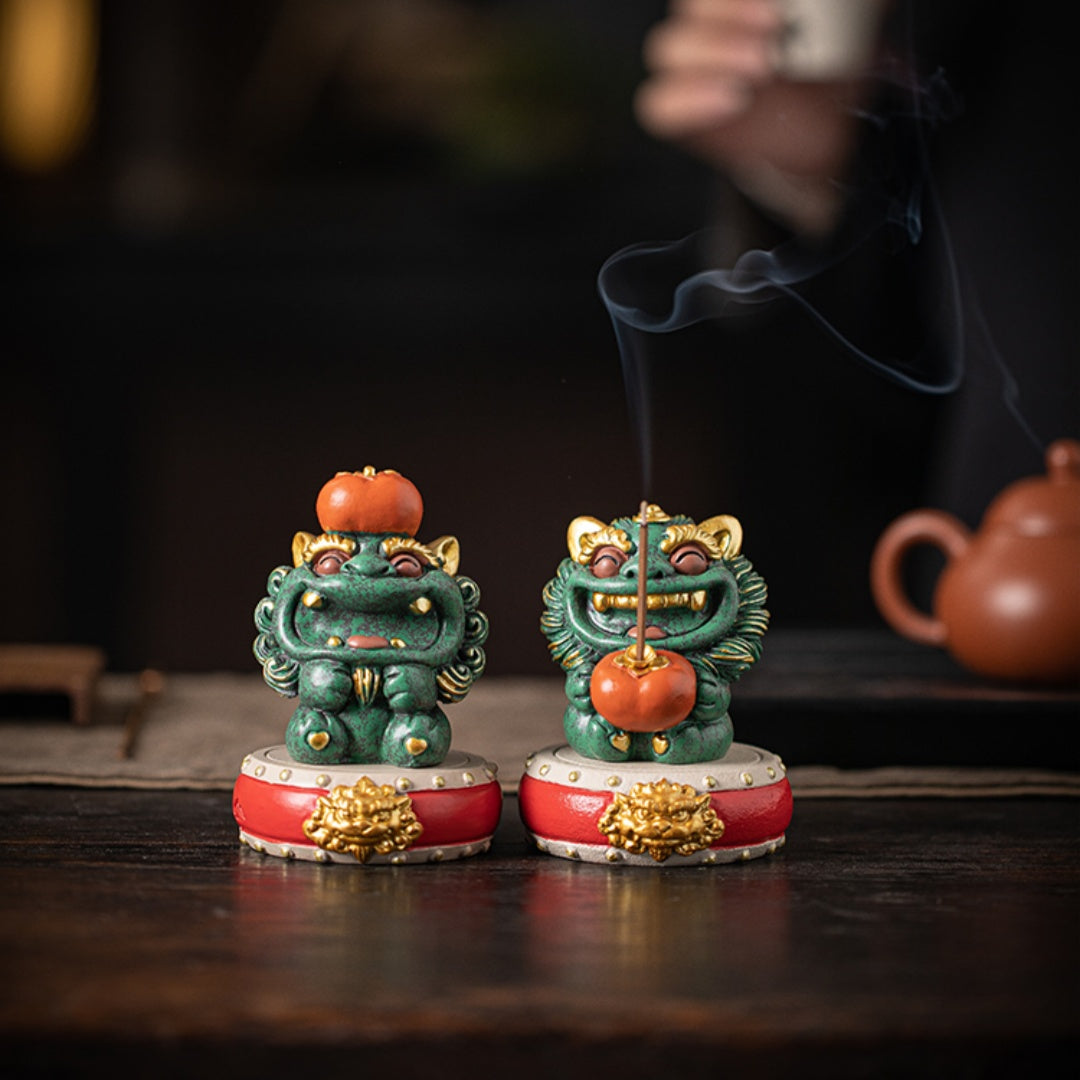 "Double Happiness"Premium Auspicious Desktop Sculpture