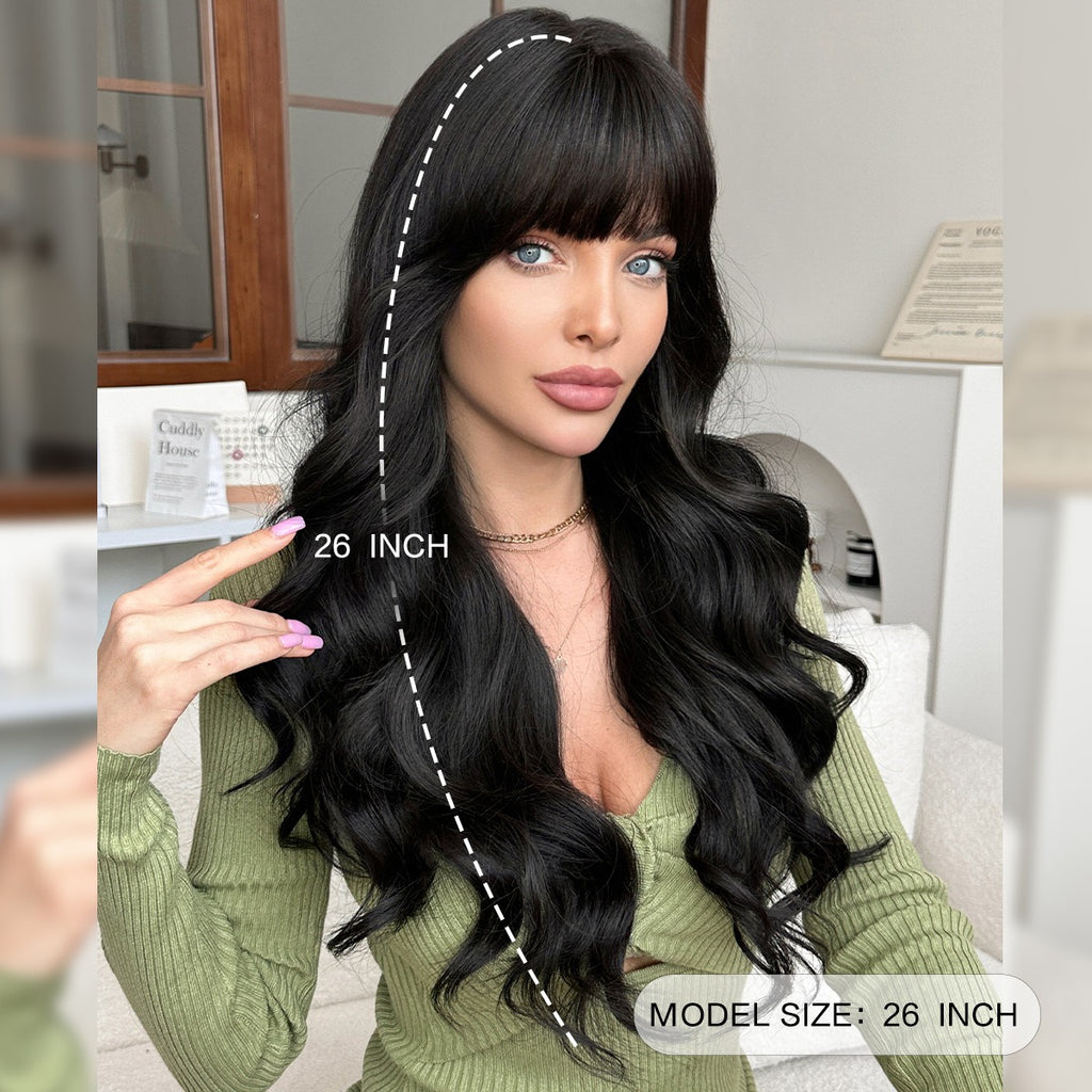 Luxurious Natural Look  Comfortable Fit Long Wigs