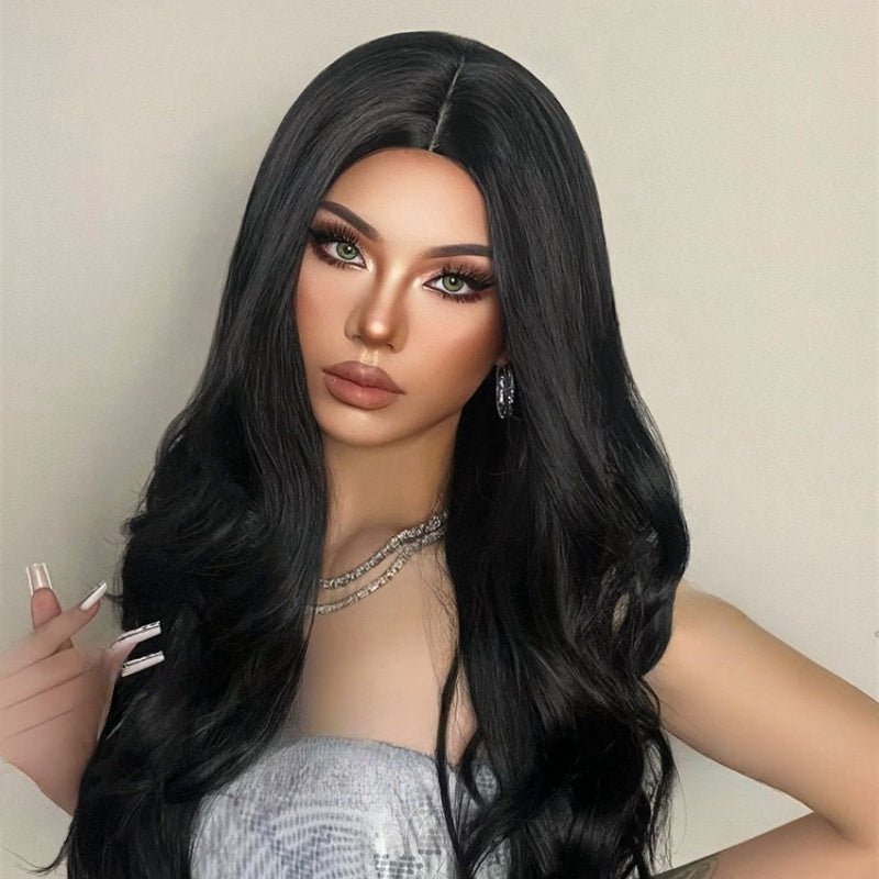 Sleek and Stylish Black Long Wig