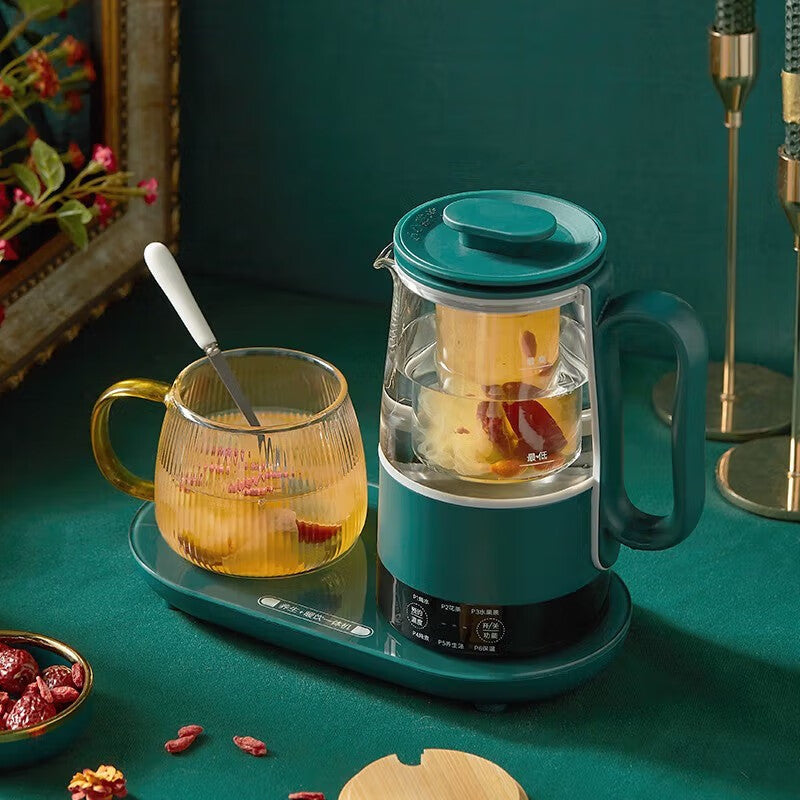 Multifunctional Health Pot Set  with Mini Kettle 0.8L and Glass Cup