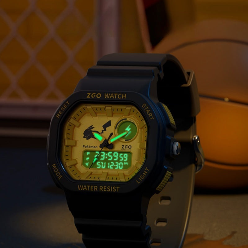 Pokémon Pikachu Fashion Dual Display Watch