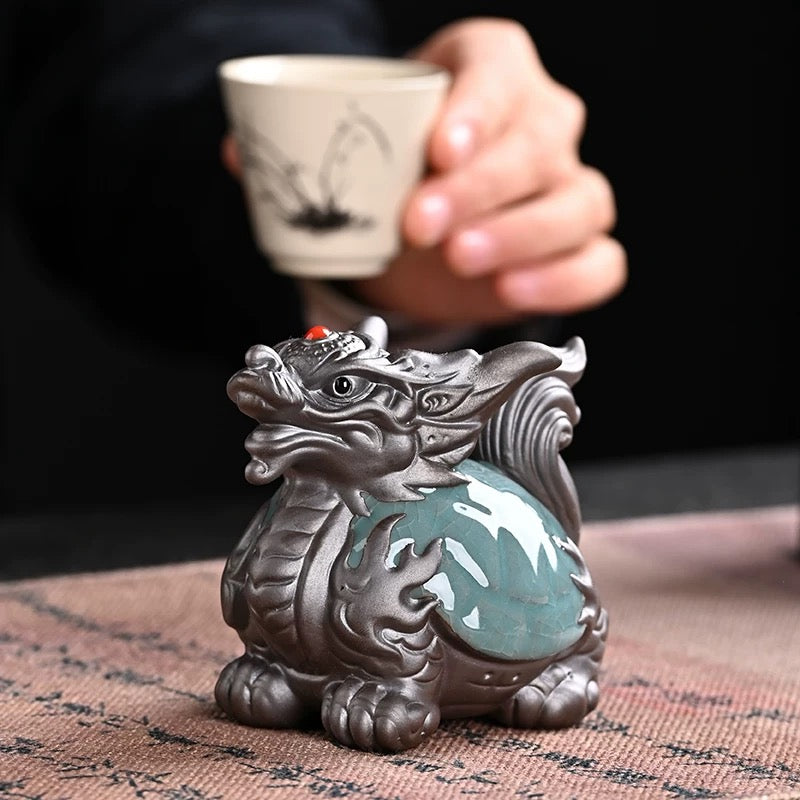 Lucky Dragon Turtle Tea Pet