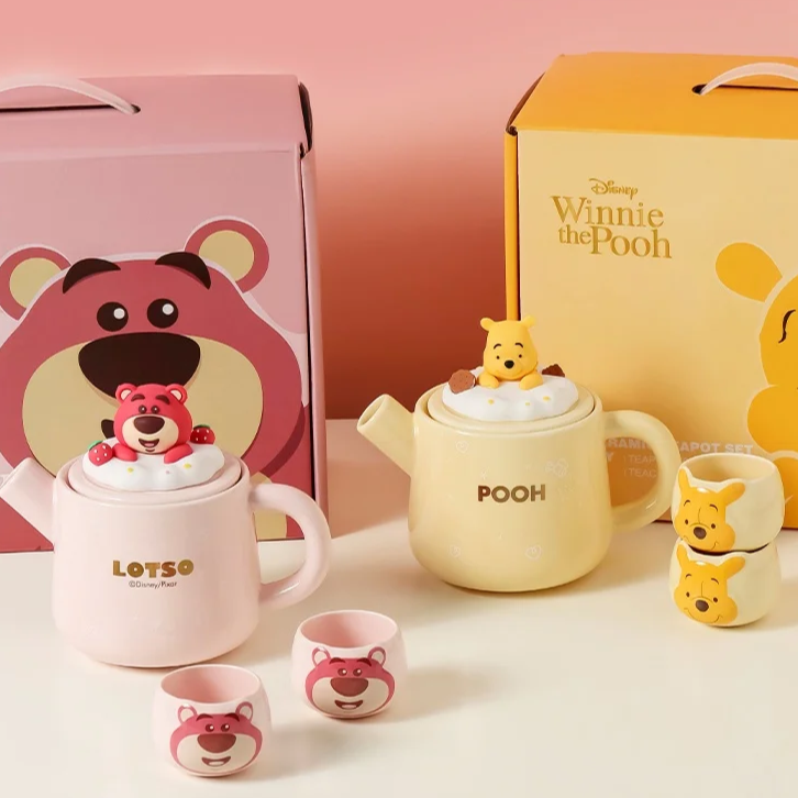 #132 Cute Cartoon Teapot Set