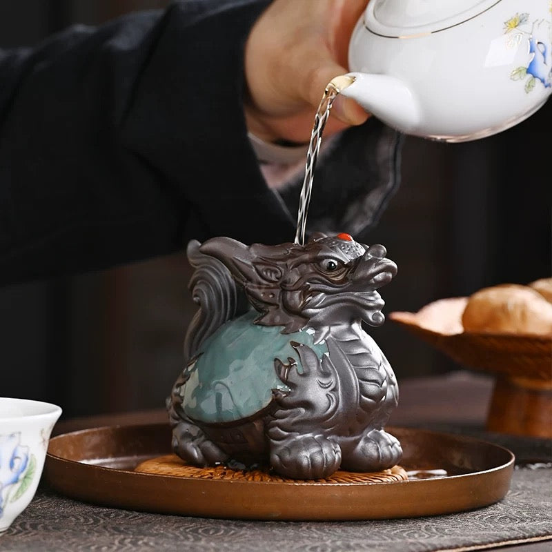 Lucky Dragon Turtle Tea Pet