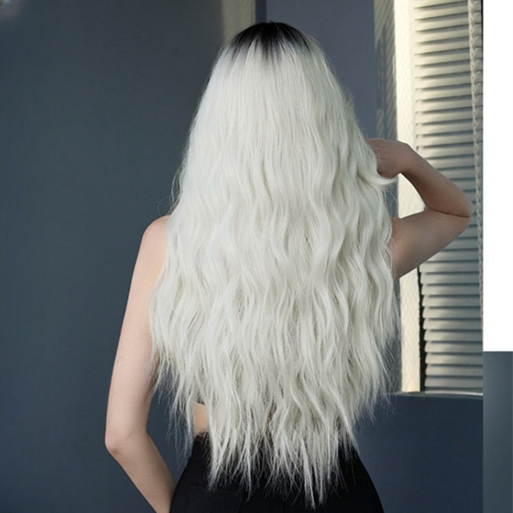 Stunning Silver White Long Wig