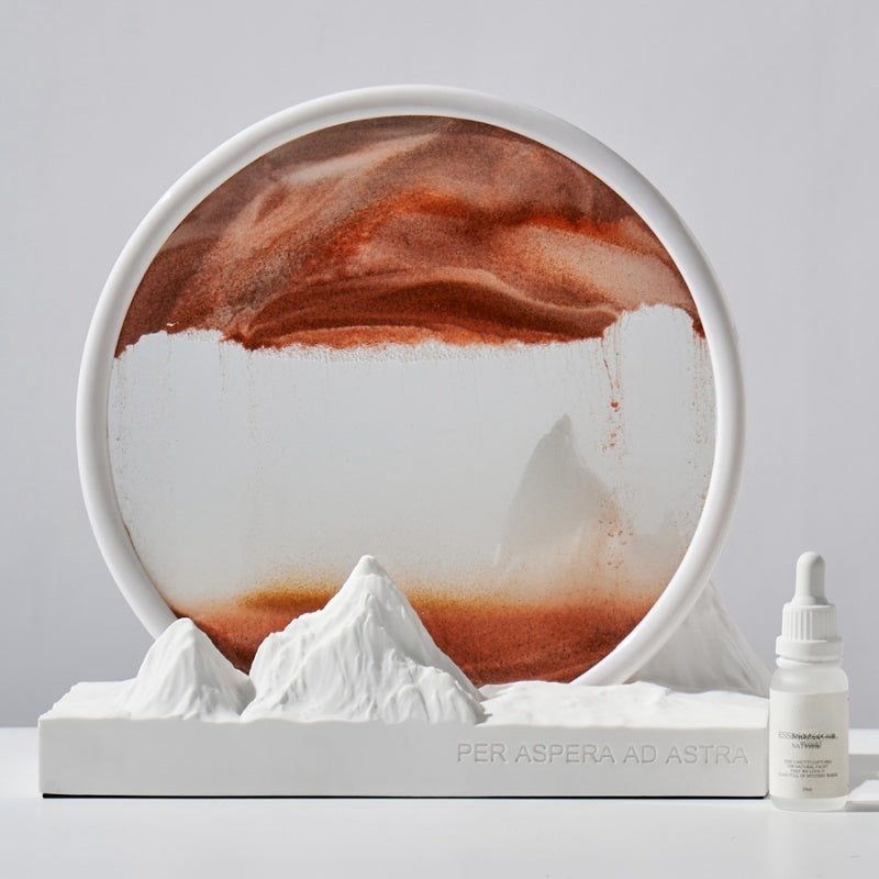 The Snow Mountain Sand Art Essential Oil Aromatherapy Decor