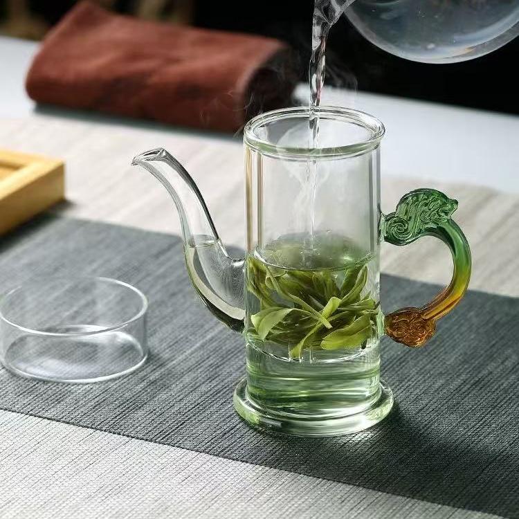 Dragon Handle Tea Cup with Separator