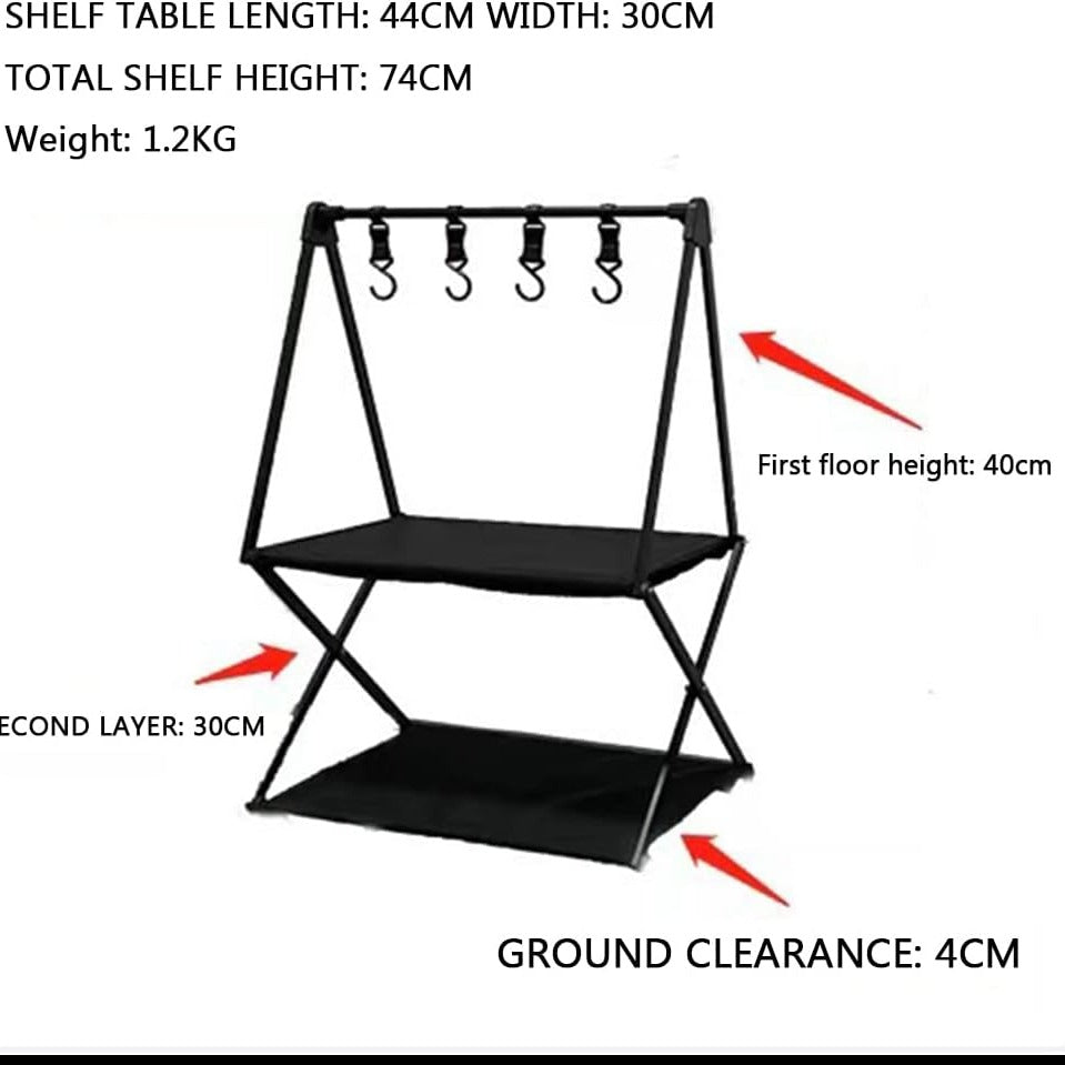 #143 Camping Cabinet Folding Travel Storage