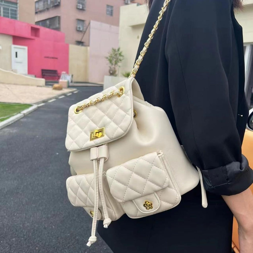#205 Adjustable Long Chain Backpack