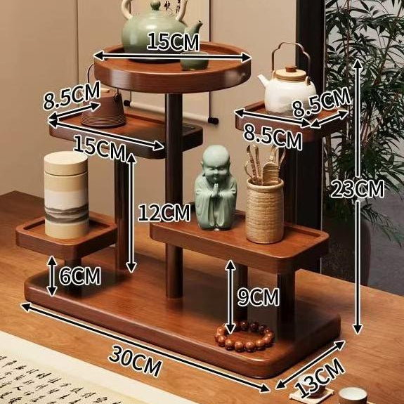 Chinese Style Desktop Cup Rack Bogu Shelf