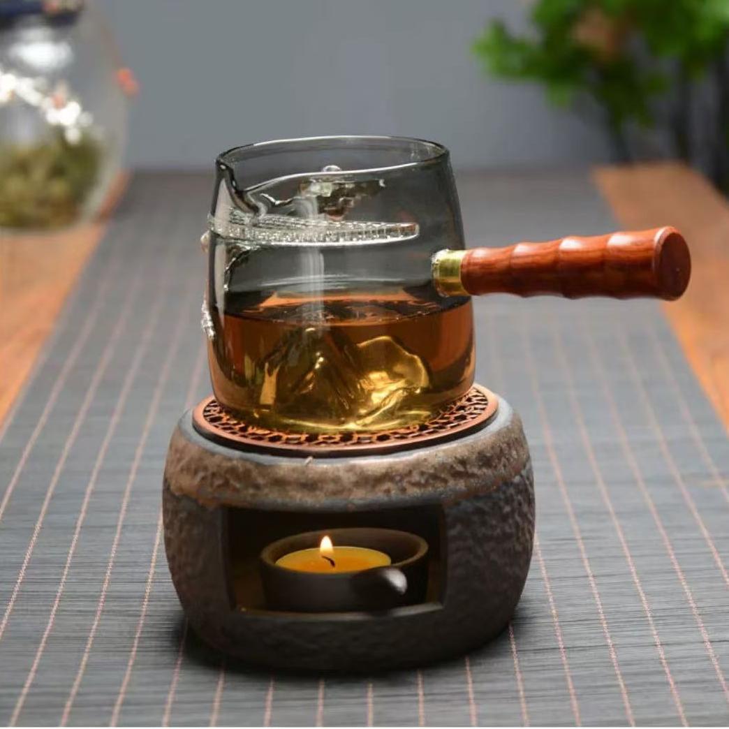 Premium Side Handle Crescent Mountain Glass Pitcher 320ml