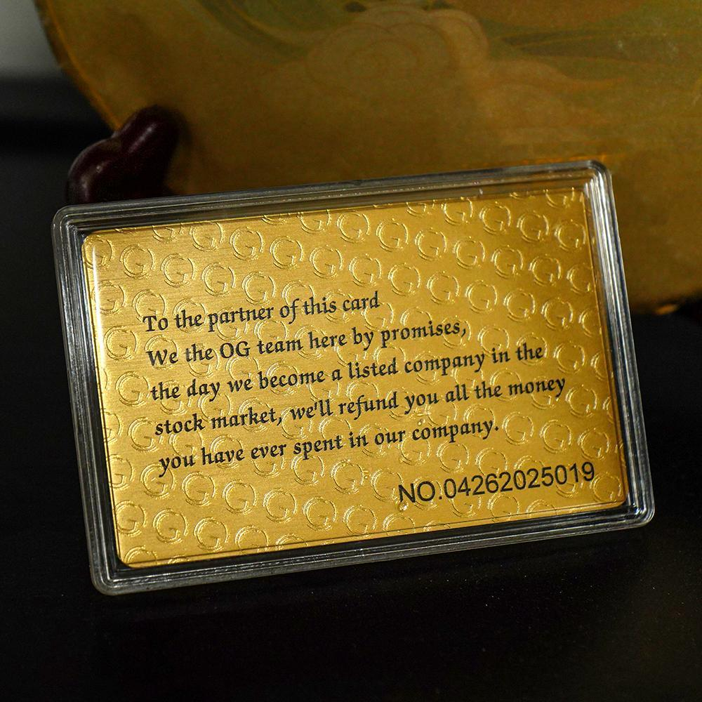 OG gold card